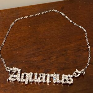 Silver Aquarius Anklet’s